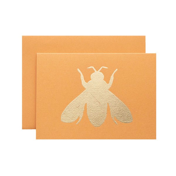 Greeting Card-Orange Bee Card - Gaines Jewelers