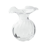 Hibiscus Clear Small Fluted Vase - Gaines Jewelers