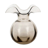 Hibiscus Gray Medium Fluted Vase - Gaines Jewelers