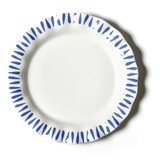 Iris Blue Drop Ruffle Dinner Plate- Happy Everything - Gaines Jewelers