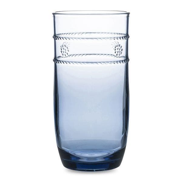 Isabella Acrylic 6" Beverage - Dark Blue - Gaines Jewelers