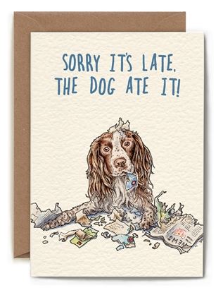 Late Spaniel Card - Gaines Jewelers