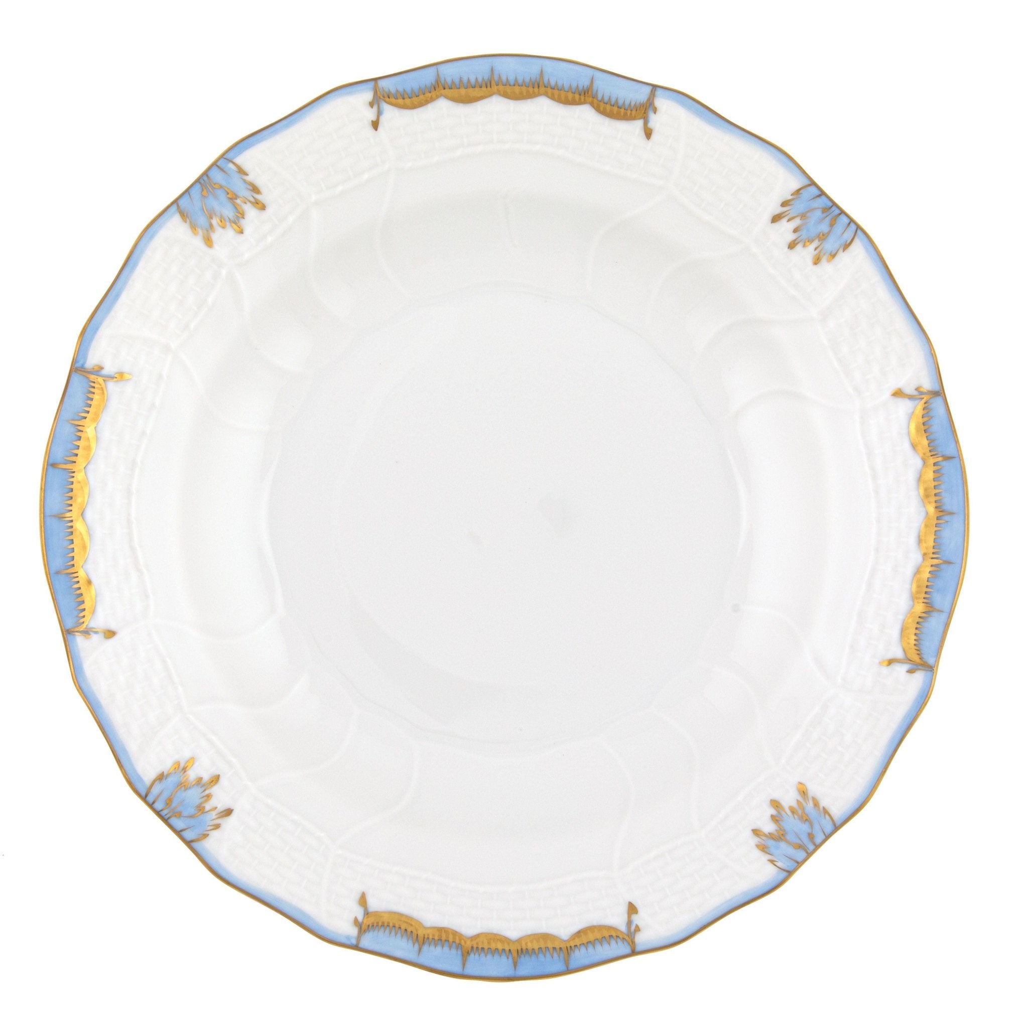 Light Blue Princess Victoria Dessert Plate - Gaines Jewelers