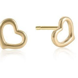 love stud-gold - Gaines Jewelers