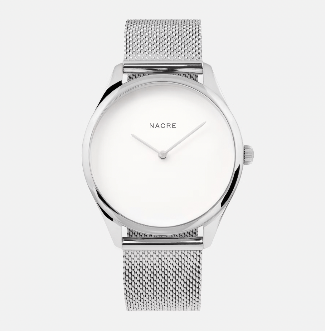 Lune in Stainless Steel Mesh Watch - Gaines Jewelers