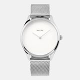Lune in Stainless Steel Mesh Watch - Gaines Jewelers