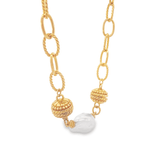 Necklace Pendant -Baroque Pearl set in Forever Gold - Gaines Jewelers