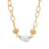 Necklace Pendant -Baroque Pearl set in Forever Gold - Gaines Jewelers