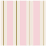 Pink&Gold Awning Stripe Cocktail Napkin S/20 - Gaines Jewelers