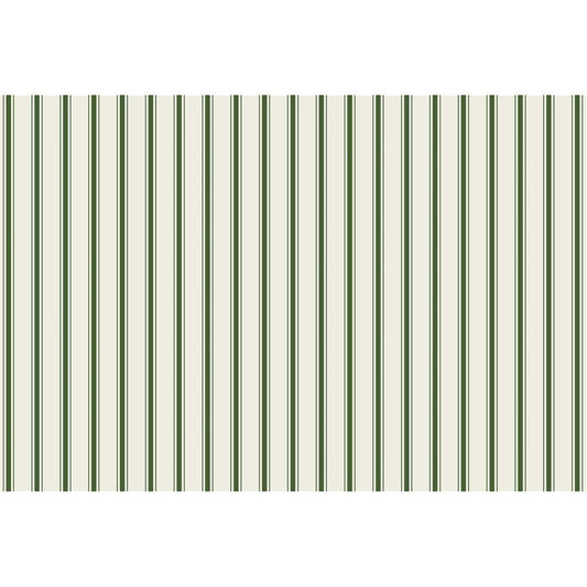 Placemat- Green Ribbon Stripe - Gaines Jewelers