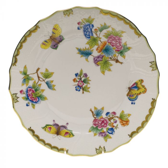 QUEEN VICTORIA GREEN - DINNER PLATE - Gaines Jewelers