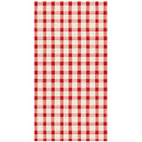 Red Painted Check Guest Napkin S/16 - Gaines Jewelers