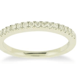 Ring- 14kt white gold diamond band - Gaines Jewelers