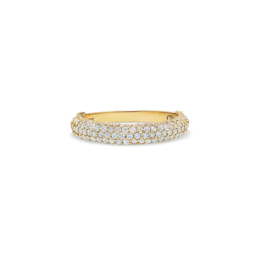 Ring diamond pave band - Gaines Jewelers
