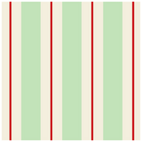 Seafoam & Red Awning Stripe Cocktail Napkins - Gaines Jewelers