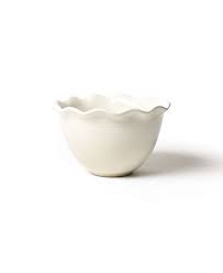 Signature White 9in Ruffle Bowl - Gaines Jewelers