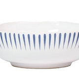 Sitio Stripe Coupe Bowl Delft Blue - Gaines Jewelers