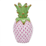 SMALL PINEAPPLE FIGURINE - RASPBERRY - Gaines Jewelers
