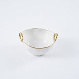 Snack Bowl-Golden Handles - Gaines Jewelers