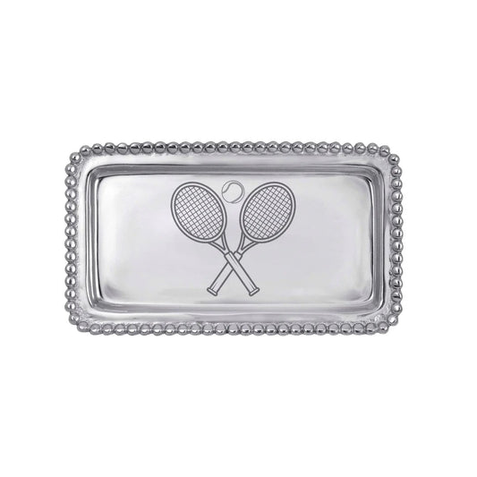 Tennis Racquets Beaded Statement Tray - Gaines Jewelers