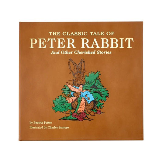 The Classic Tale Of Peter Rabbit Tan Bonded Leather - Gaines Jewelers