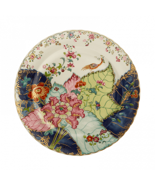 TOBACCO LEAF DESSERT PLATE - Gaines Jewelers