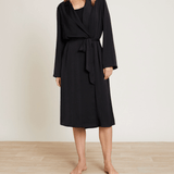 Washed Satin Notch Collar Robe - Gaines Jewelers