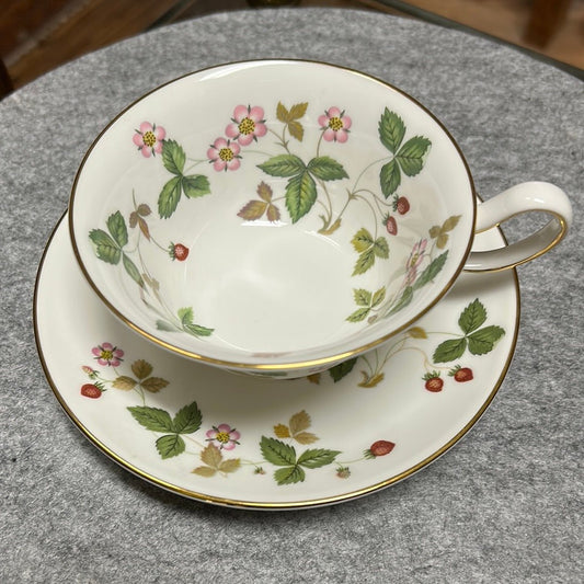Wild Strawberry Tea Cup & Saucer - Gaines Jewelers