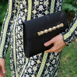 Lisi Lerch - Molly Faille Clutch - WS: Poppy with Pearl / Pink