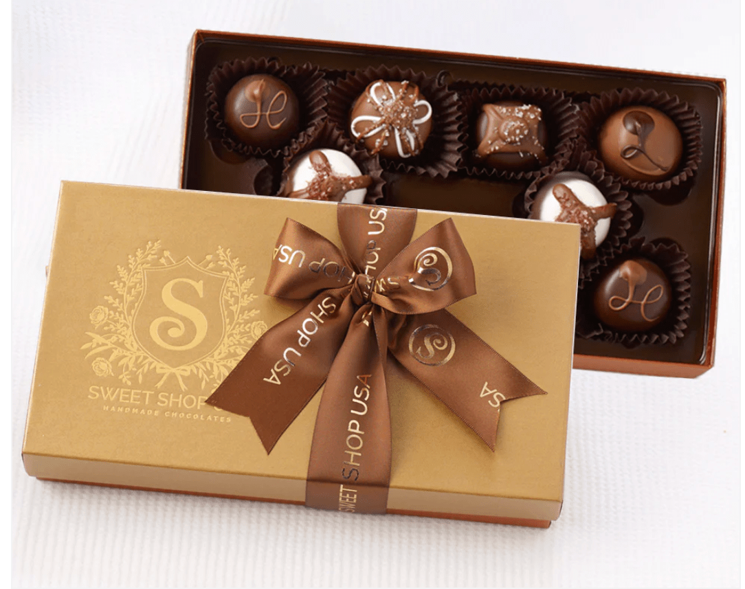 10 Piece Assorted Truffles Signature Collection Box - Sweet Shops USA - Gaines Jewelers