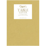 Solid Gold - Paper Linen Airlaid Tablecover 5.2'X8.2 - Caspari