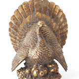 11.5 Inch Resin Antique Gold Turkey - K&K Interiors - Gaines Jewelers