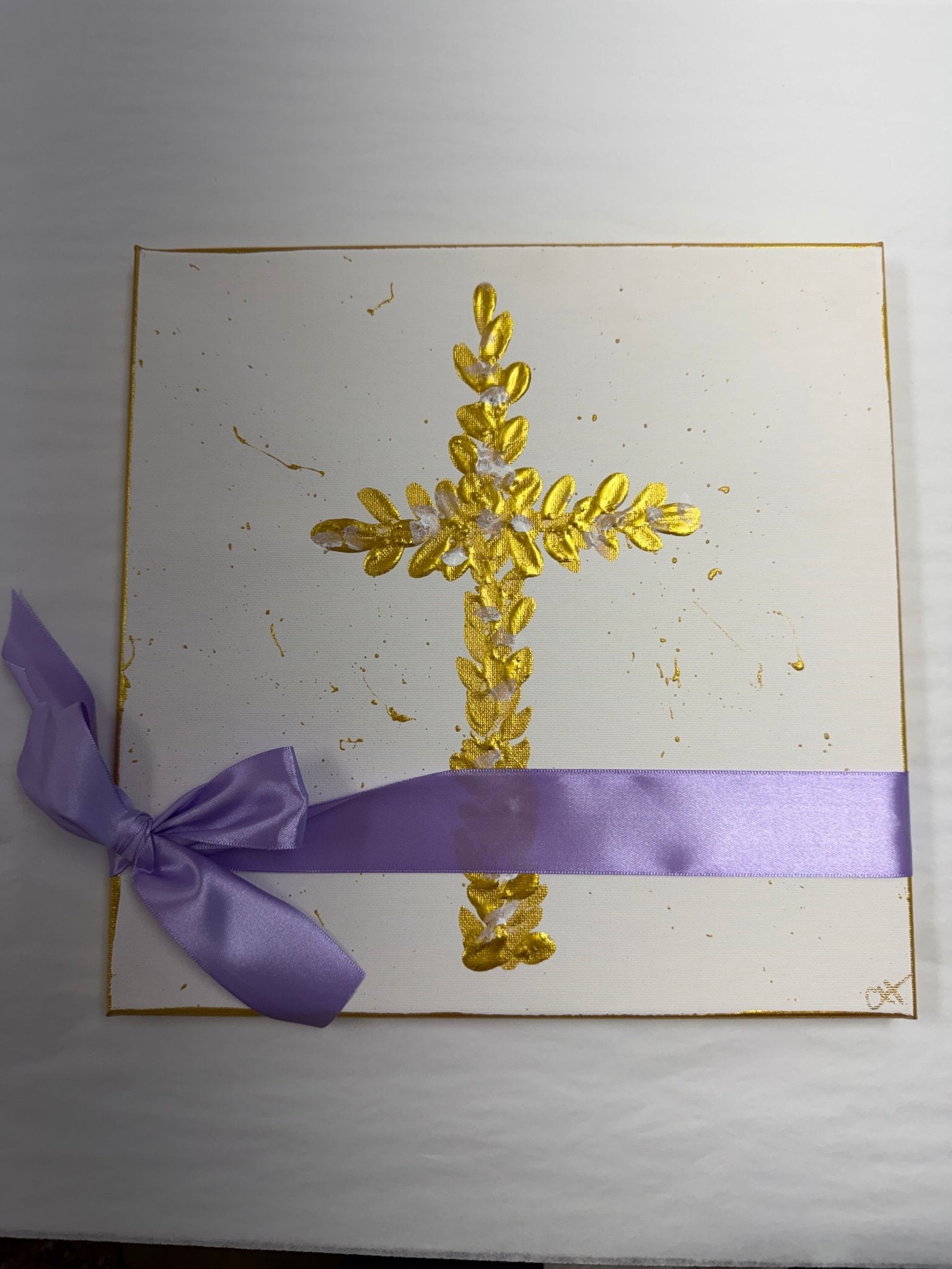 12x12 White Cross - Gaines Jewelers