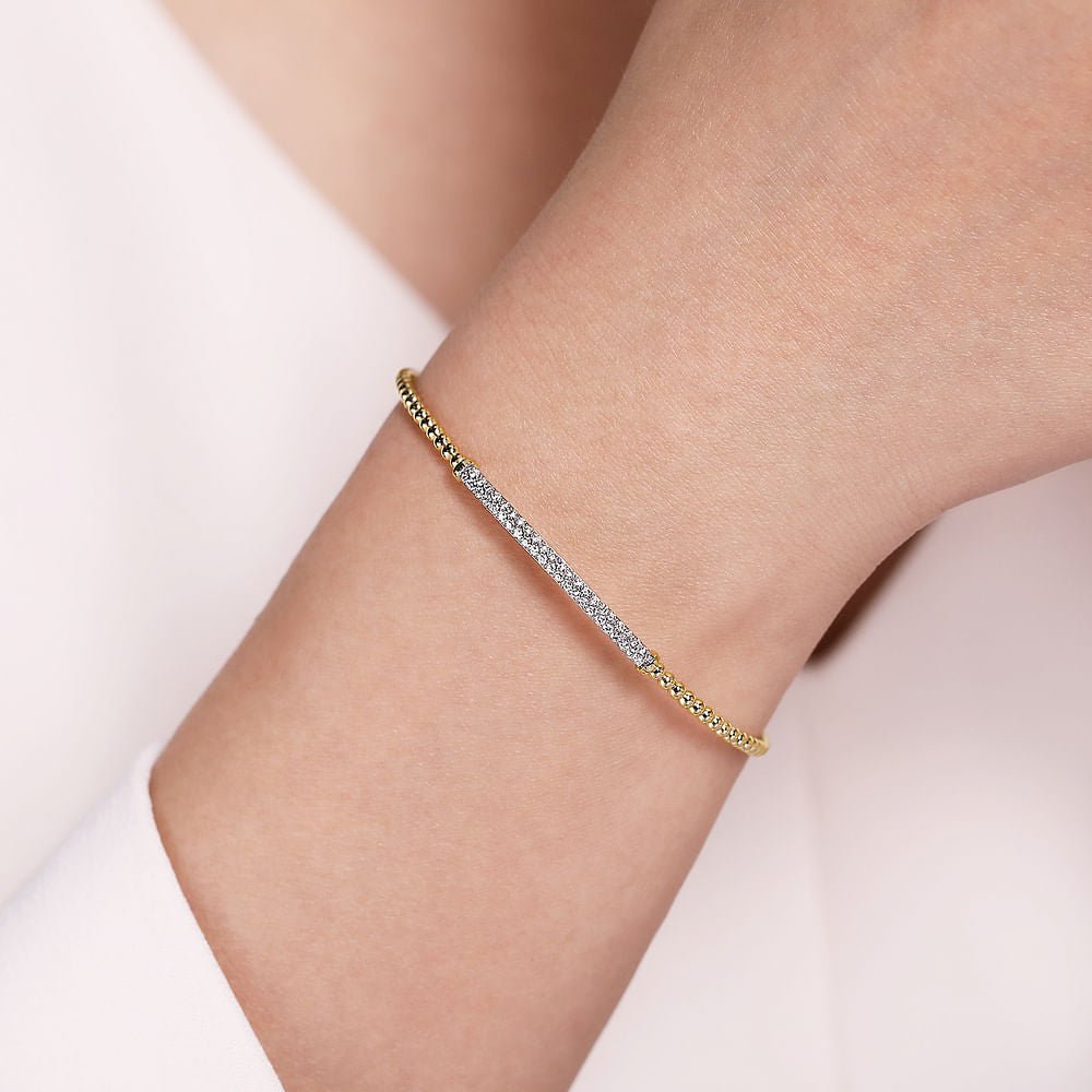 Split Diamond Bangle Gabriel Bangles – Gaines Jewelers