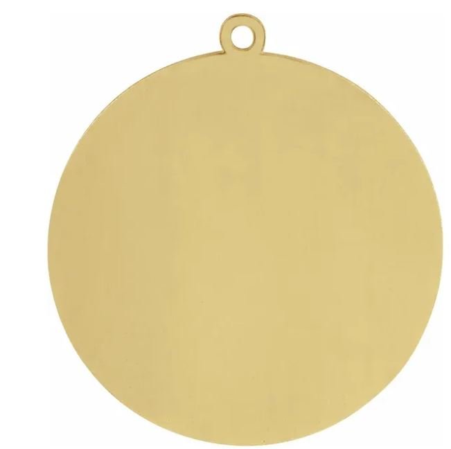 14K Yellow Round Charm - Stuller - Gaines Jewelers