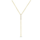 14k yg Necklace Bolo Style - Bassali - Gaines Jewelers