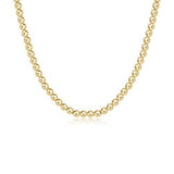 15" Choker Classic 5mm Gold Bead Necklace - enewton - Gaines Jewelers