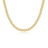 15" Choker Classic 6mm Gold Bead Necklace - enewton - Gaines Jewelers