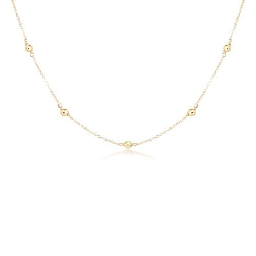 15" Choker Classic Gold Simplicity Chain - Gaines Jewelers