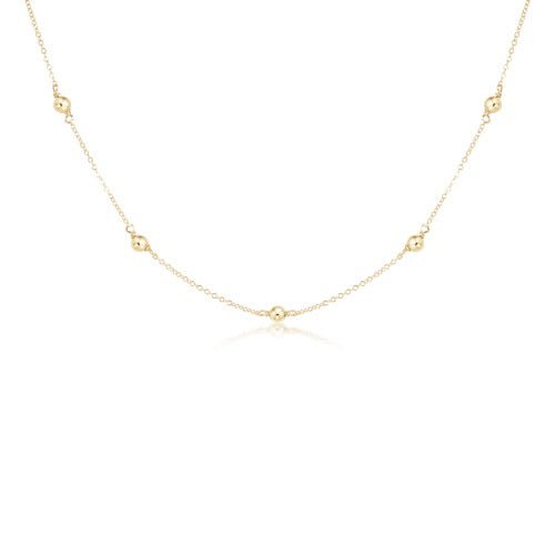 15" Choker Classic Gold Simplicity Chain - Gaines Jewelers