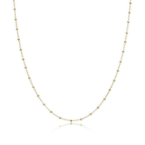 15" Choker Classic Gold Simplicity Chain - Gaines Jewelers