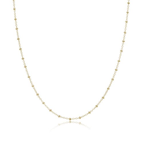 15" Choker Classic Gold Simplicity Chain - Gaines Jewelers