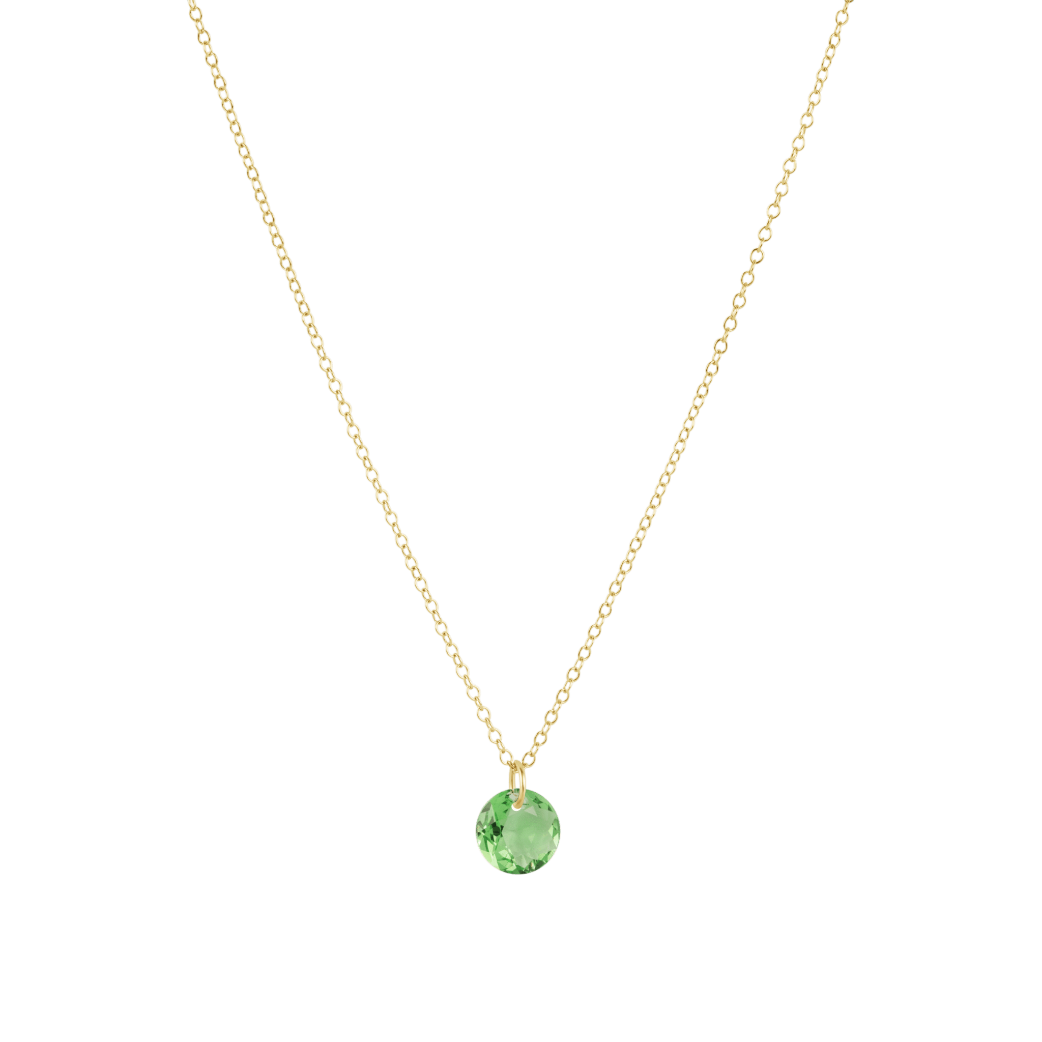 16" Necklace Gold - August Reflection Small Charm - Enewton - Gaines Jewelers