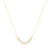 16" Necklace Gold - Classic Beaded Bliss - 2.5mm Gold - enewton - Gaines Jewelers