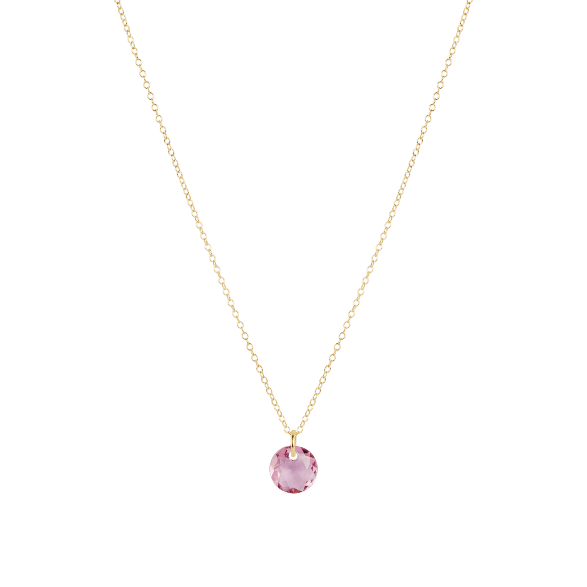 16" Necklace Gold - February Reflection Small Charm - Enewton - Gaines Jewelers