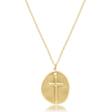 16" Necklace Gold - Inspire Love Small Gold Charm - enewton - Gaines Jewelers