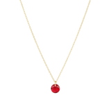 16" Necklace Gold - July Reflection Small Charm - Enewton - Gaines Jewelers