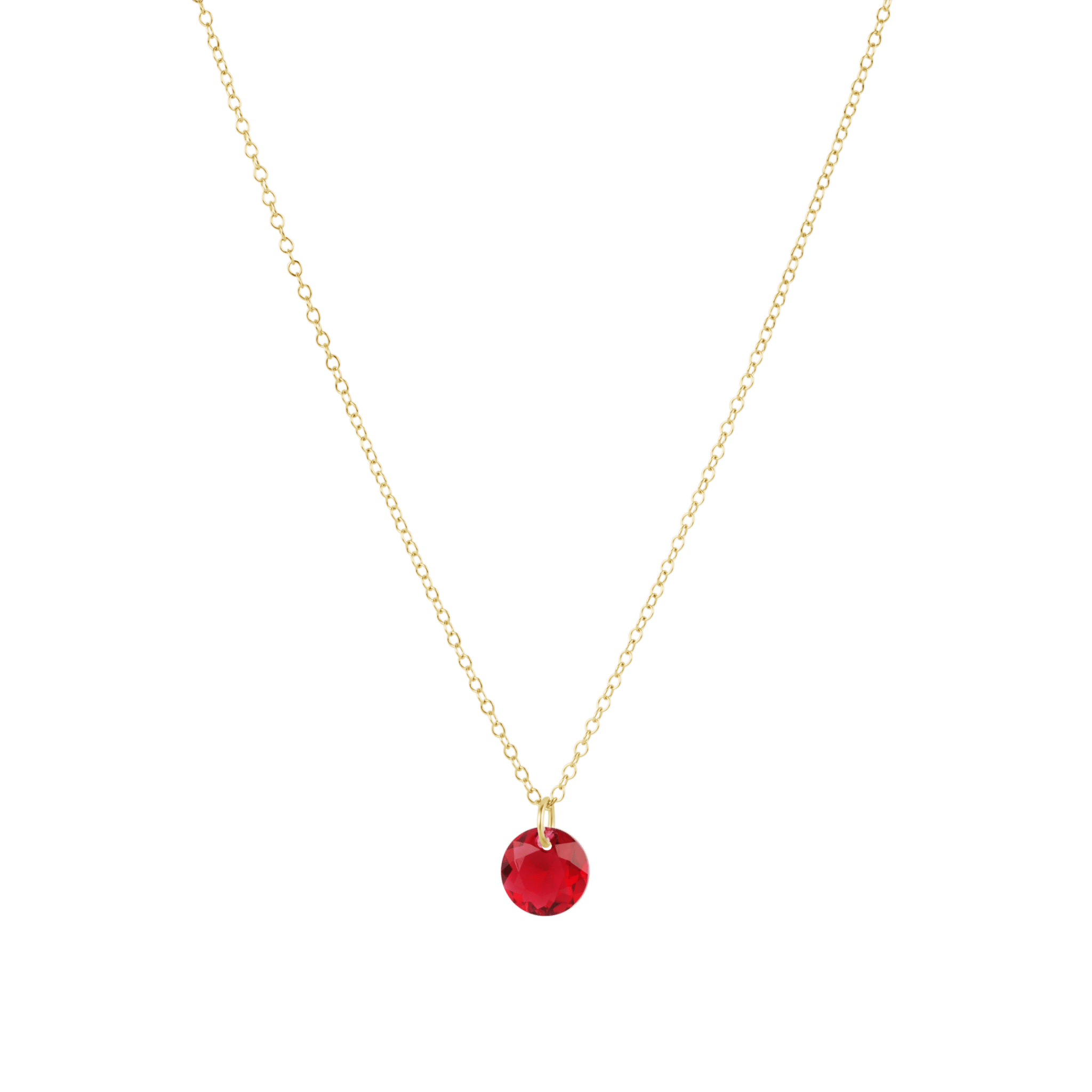 16" Necklace Gold - July Reflection Small Charm - Enewton - Gaines Jewelers