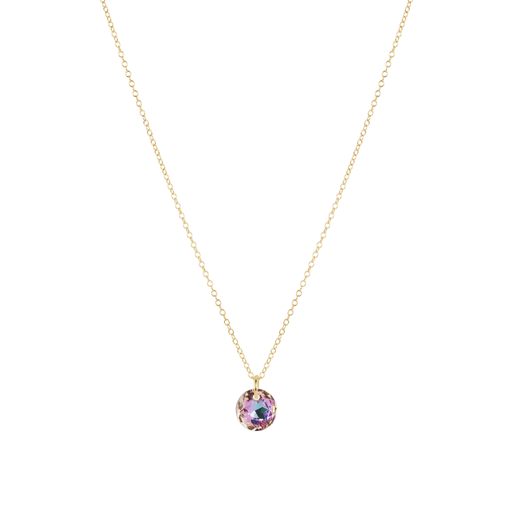 16" Necklace Gold - June Reflection Small Charm - Enewton - Gaines Jewelers