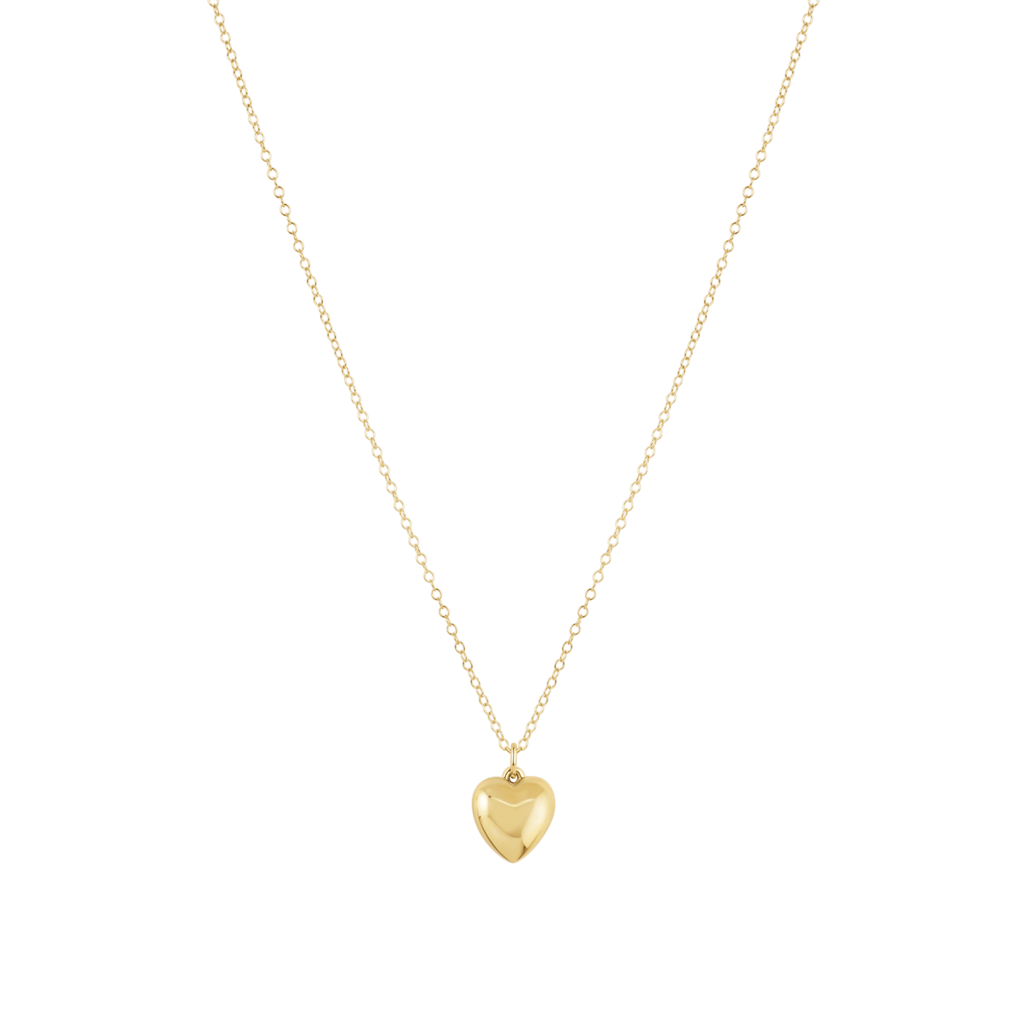 16" Necklace Gold - Love Plush Gold Charm - enewton - Gaines Jewelers